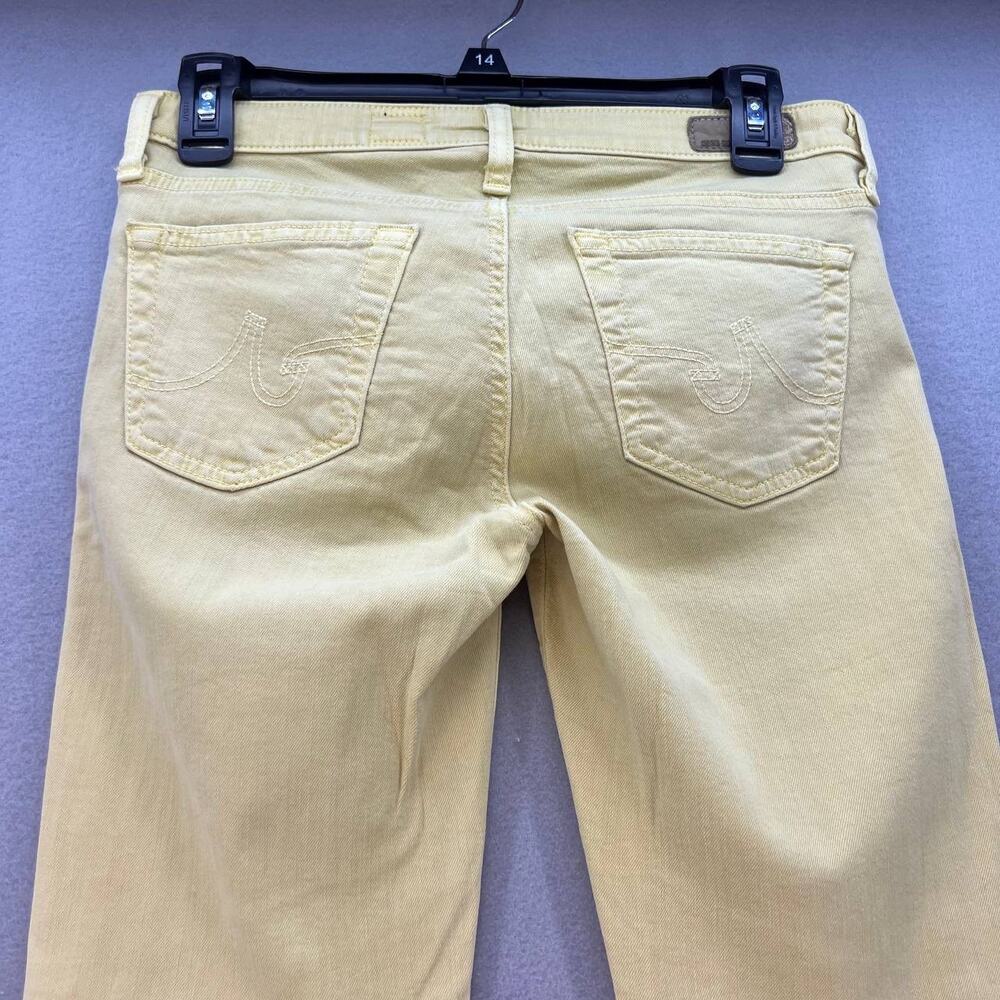 AG Denim Women's Jeans The Stevie Ankle Slim Straight Ankle Yellow Size 26R - Picture 10 of 16
